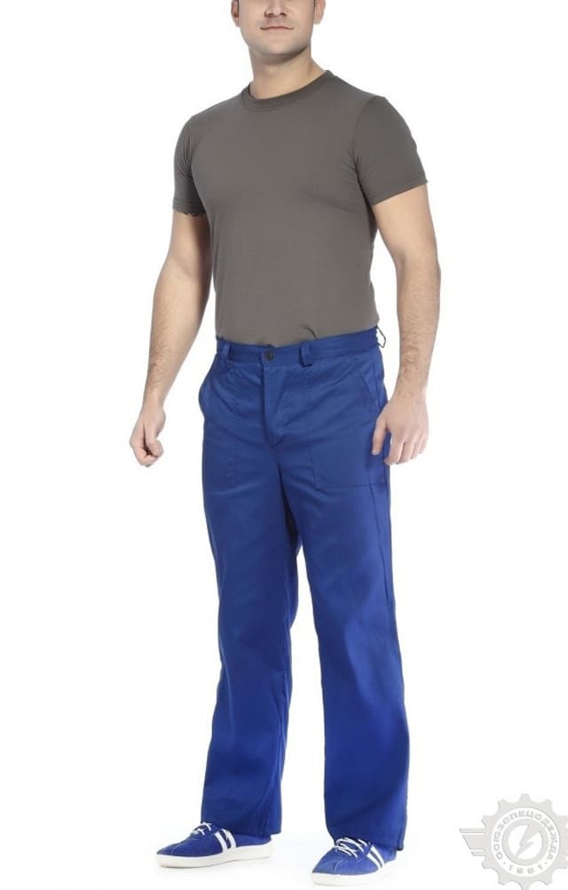 65399 Костюм "Труд" василек-серый  Летняя спецодежда  размер 56-58/182-188  - Вид №9