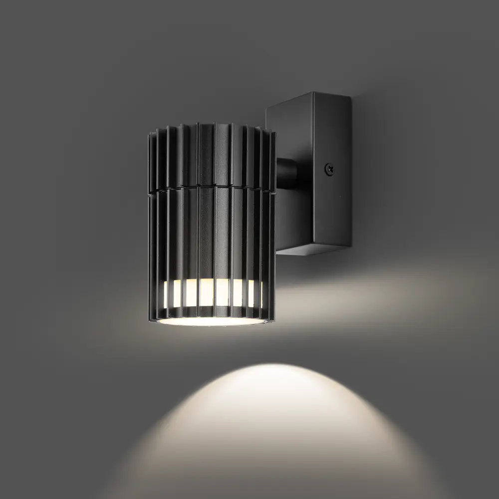 Светильник уличный настенный Kreaforta Bacoor 25 Вт IP44 GU10 цвет черный STLM-2059977 - Вид №3