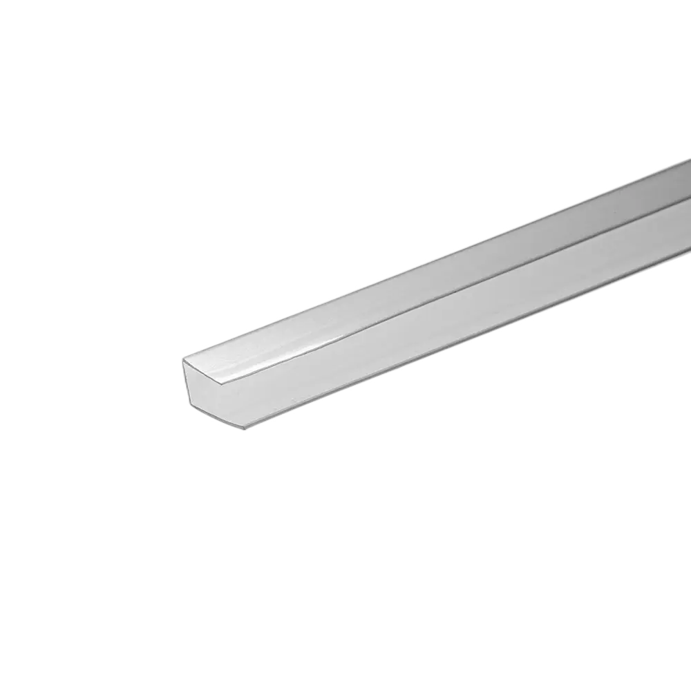 Профиль торцевой для поликарбоната Колибри 4 мм 2.1 м прозрачный Santreyd STLM-2177899