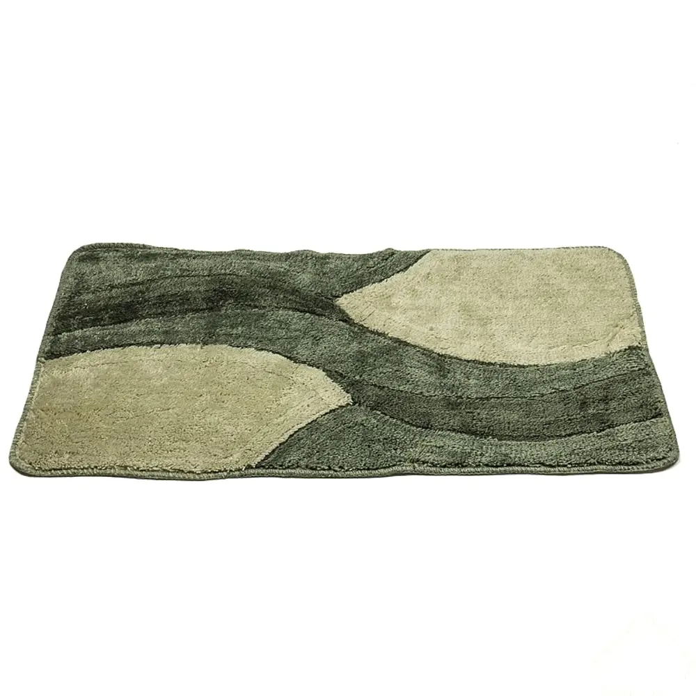 Коврик для ванной комнаты Волна серый, 80x50 см MR PENGUIN Без серии STLM-2090861