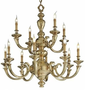 Possoni Illuminazione Люстра из полированной латуни Amos 260/8+4