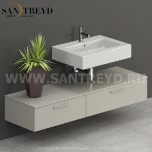 T16052NO2 Столешницы для использования в сочетании с тумбами и открытыми тумбами 160 см серая Globo ARREDO WOOD Италия