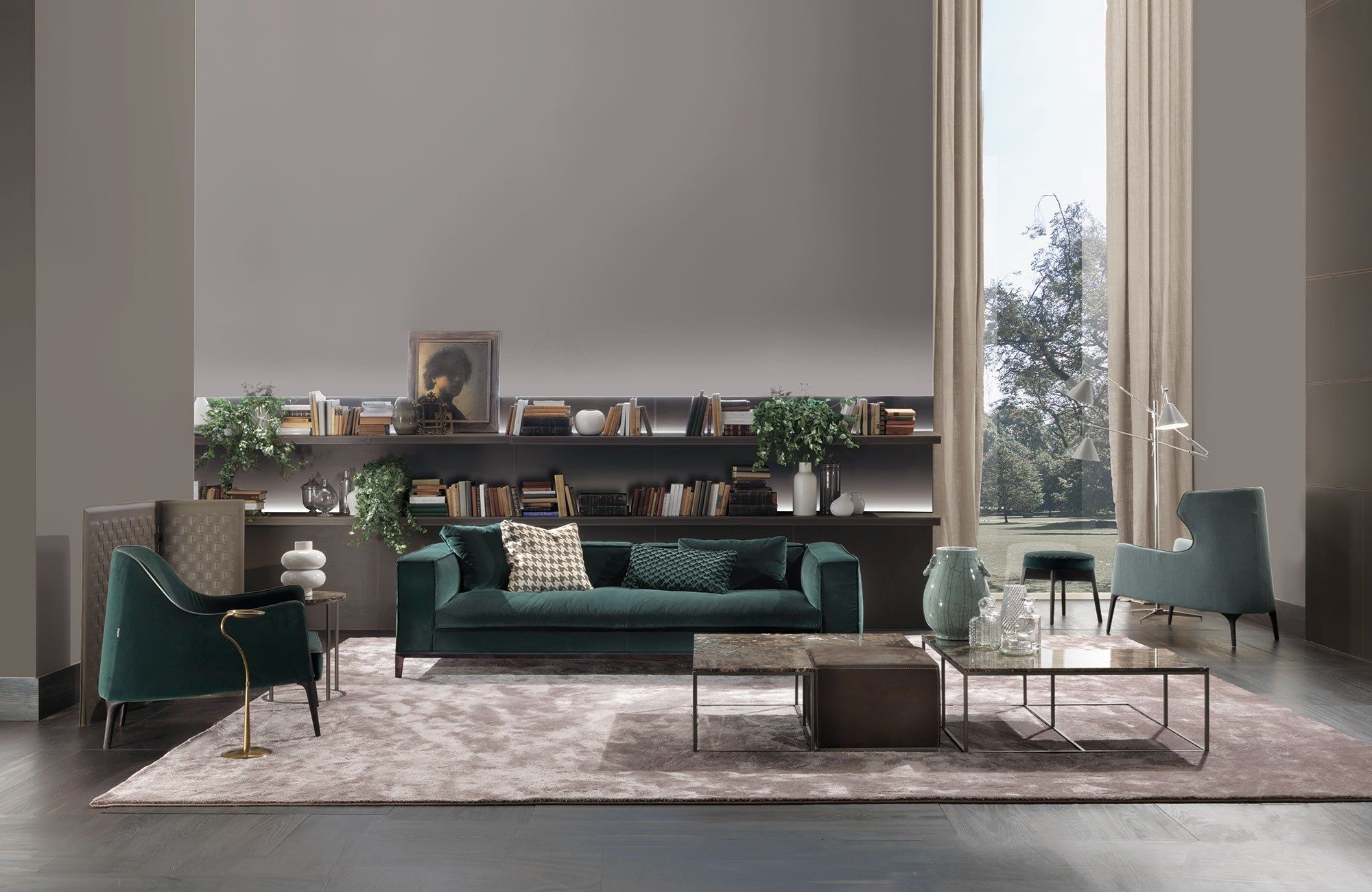 Тканевое кресло bergère с подлокотниками Frigerio Crosby ARCH-00122342 - Вид №8