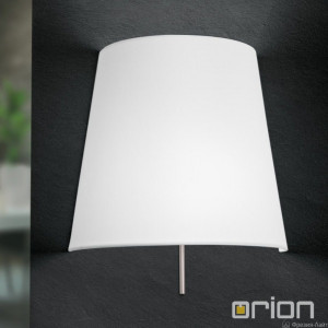 WA 2-1353 satin настенный светильник с белым абажур