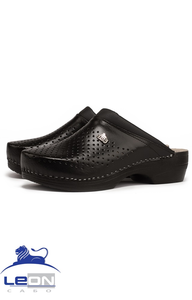 62017 Сабо "Leon LIGHT" мужские черные LEON  Сабо и сланцы размер 41 