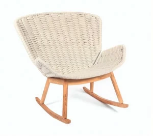 FISCHER MÖBEL Садовое кресло-качалка из веревки Wing 2750