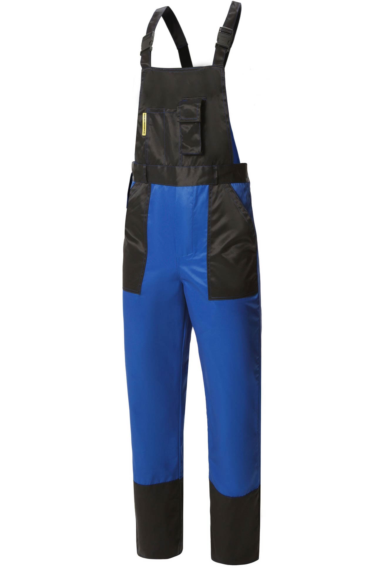 61474 Полукомбинезон "Мастер" василек-черный  Летняя спецодежда  размер 52-54/182-188 