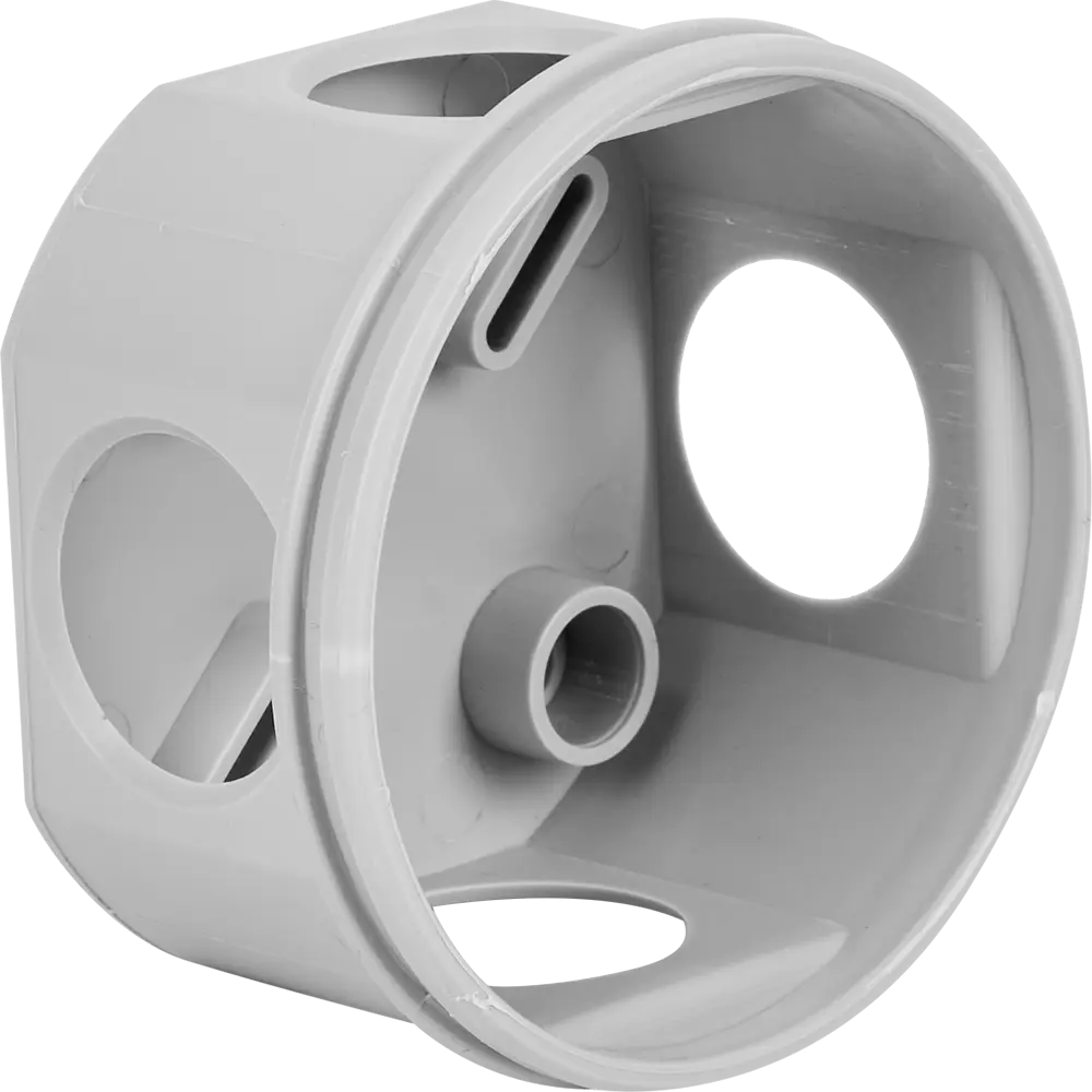 Распределительная коробка открытая Mirkl D 65x35 мм 4 ввода IP44 цвет серый Santreyd STLM-2202554 - Вид №2