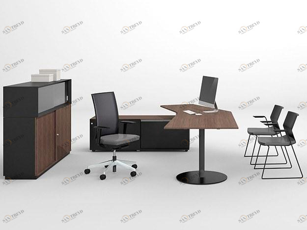 BENE Рабочий стол из меламина Consult sun-id-1389218