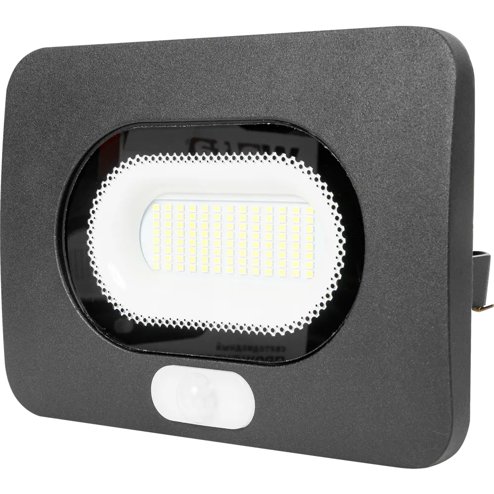 Прожектор светодиодный уличный SMD 50 Вт 5500К IP65 с датчиком движения WOLTA STLM-2065860