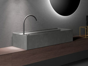 Цементный подвесной умывальникbasic®