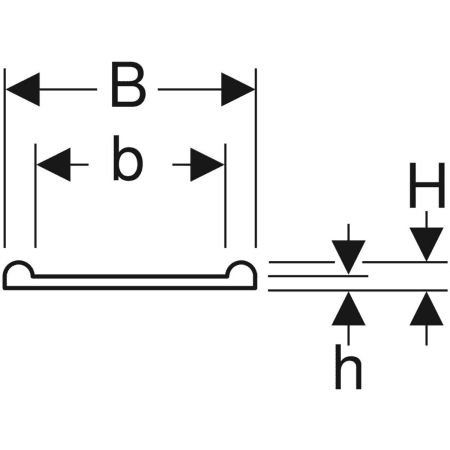 370.846.00.1 Уплотняющая лента Geberit для хомутов Geberit  - Вид №3