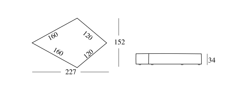 Модульный тканевый диван In Stock EDRA - ON THE ROCKS ARCH-00145290 - Вид №7