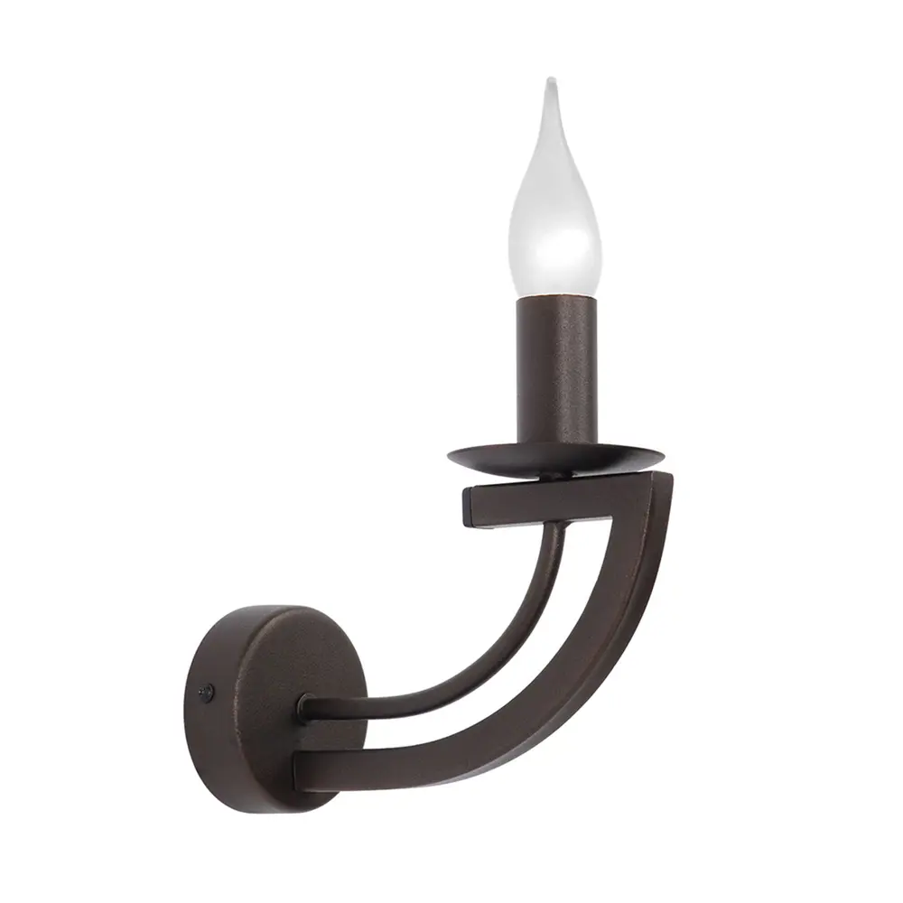 Бра «Града» 1xЕ14x60 Вт цвет тёмно-коричневый Vitaluce STLM-2005629