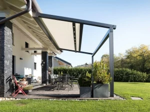 KE Outdoor Design Пергола с моторизованным тканевым чехлом Gennius