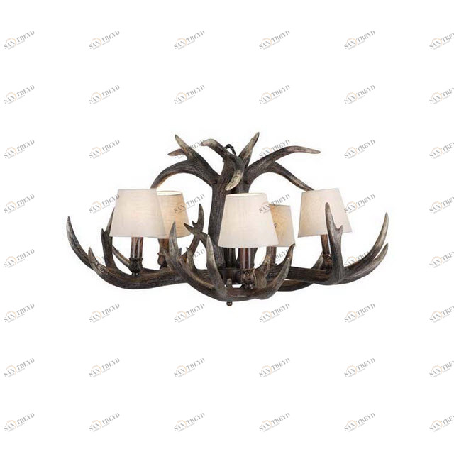 Люстра Horn S от Eichholtz коричневая 104660 EICHHOLTZ ДИЗАЙНЕРСКИЕ, EICHHOLTZ 061521 Коричневый 