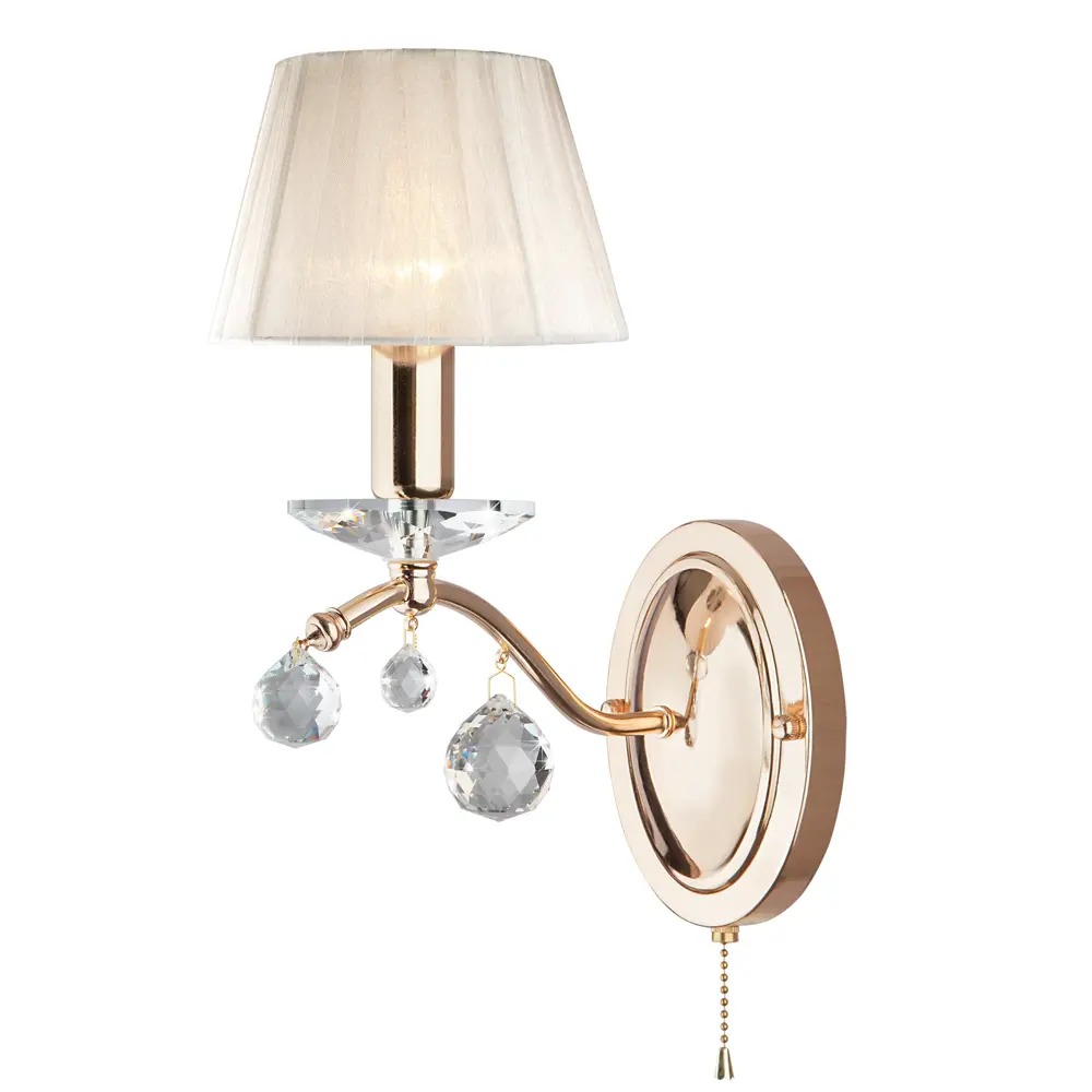 Бра Эстель 1хE14х40 Вт, цвет золото Santreyd STLM-2085735