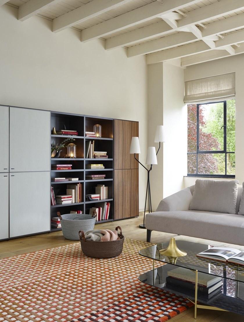 Ligne Roset Торшер из стали с абажурами из хлопка  10073040  - Вид №1