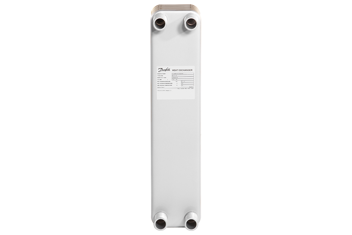 Danfoss Паяный пластинчатый теплообменник серии XB37 XB 37L-1 90 PN25 Паяный ТО 004H7281  - Вид №2