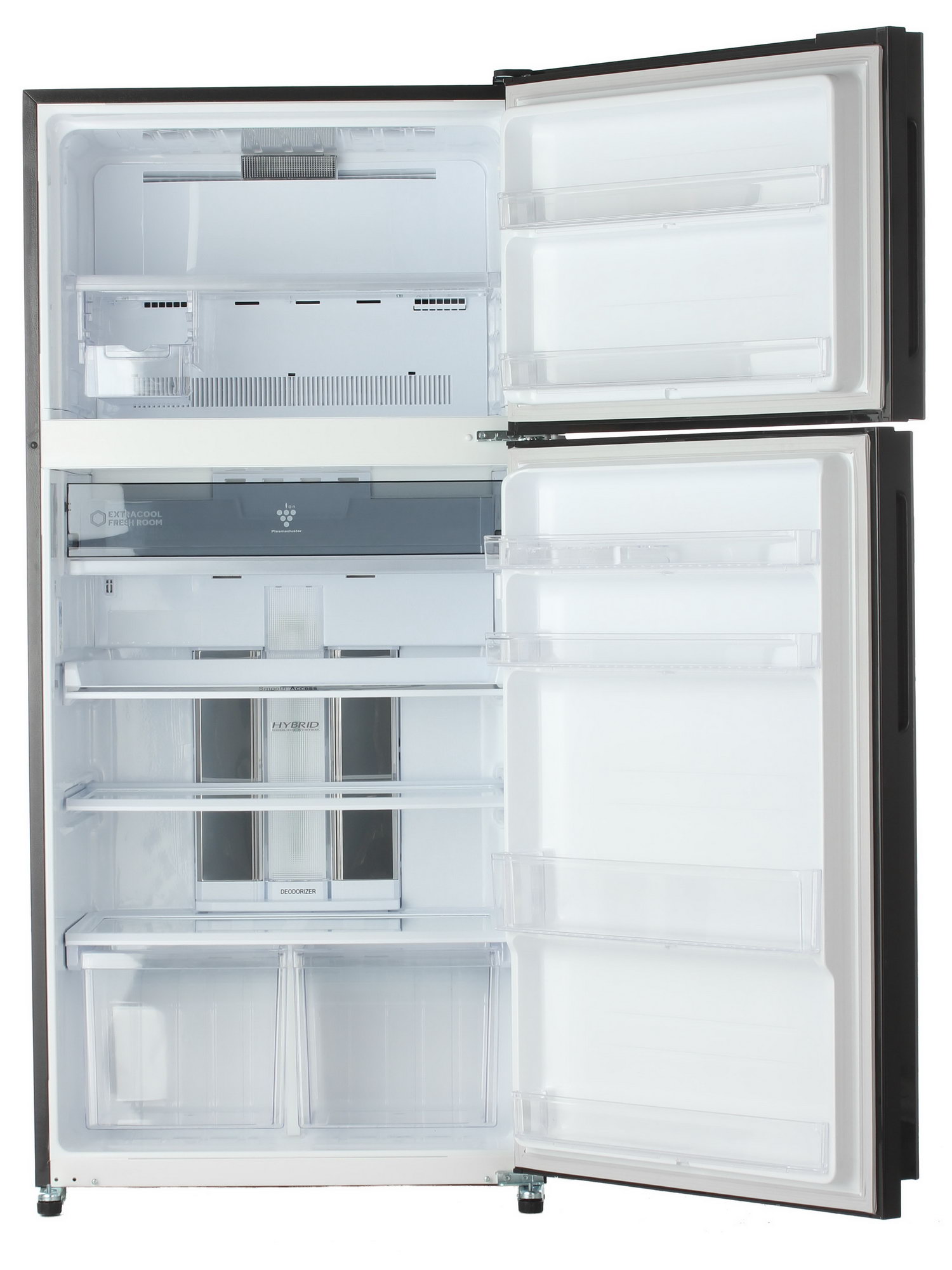 7919034 Холодильник с морозильником   Sharp SJXE55PMBK черный STDN-0084373 - Вид №1