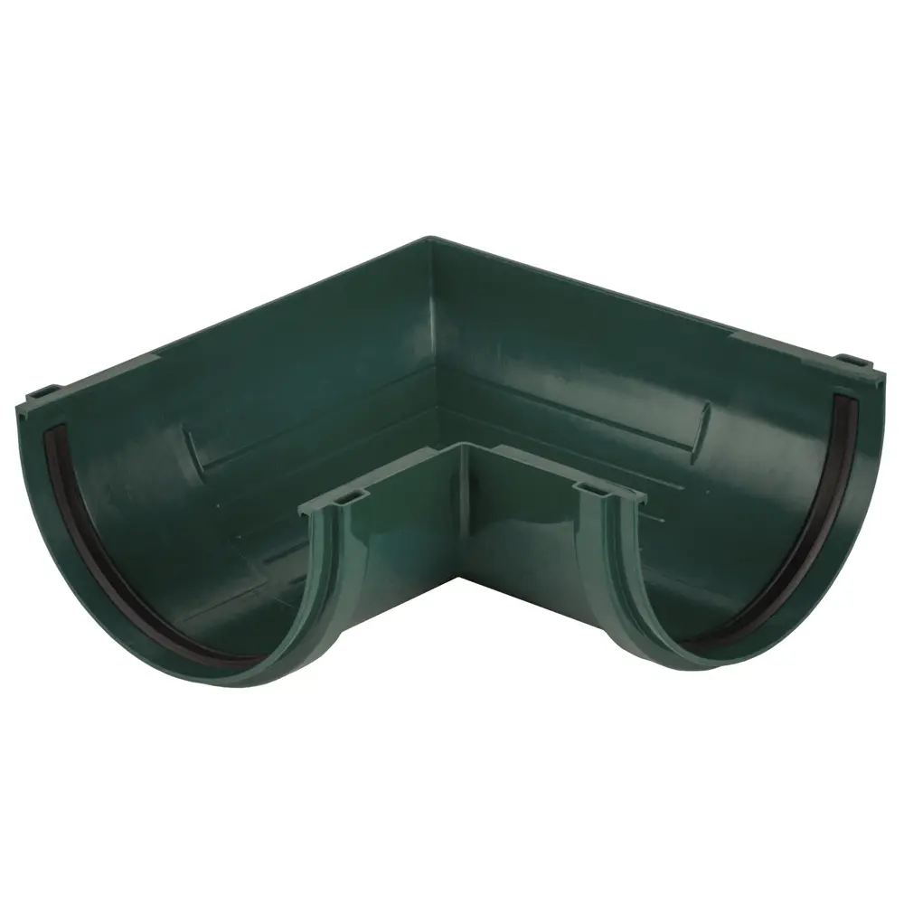 Угол желоба Dacha 120 мм 90 градусов зелёный DÖCKE STLM-2025577