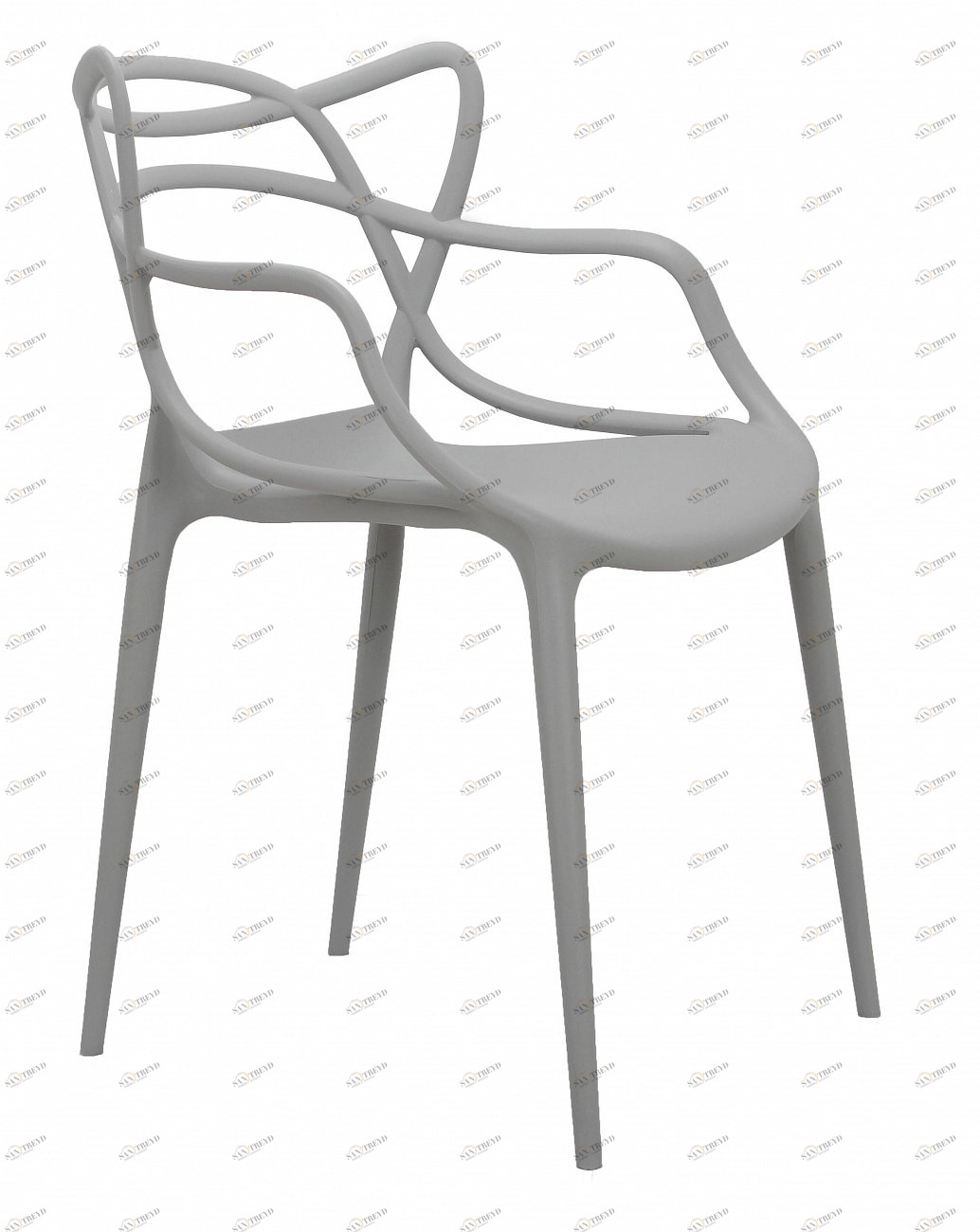 Стул кухонный со спинкой серый Masters BRADEX HOME  00-3973878 Серый 