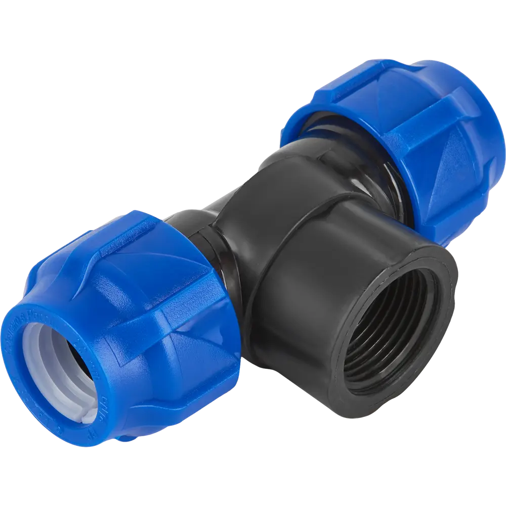 Тройник комбинированный ПНД Valfex 20x3/4"x20 мм ВР STLM-2121949