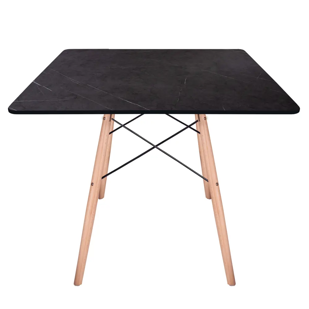 Стол кухонный Instam STI-S80 5156-02 квадрат 80x75x80 см дерево цвет темный мрамор Santreyd STLM-2028180 - Вид №5