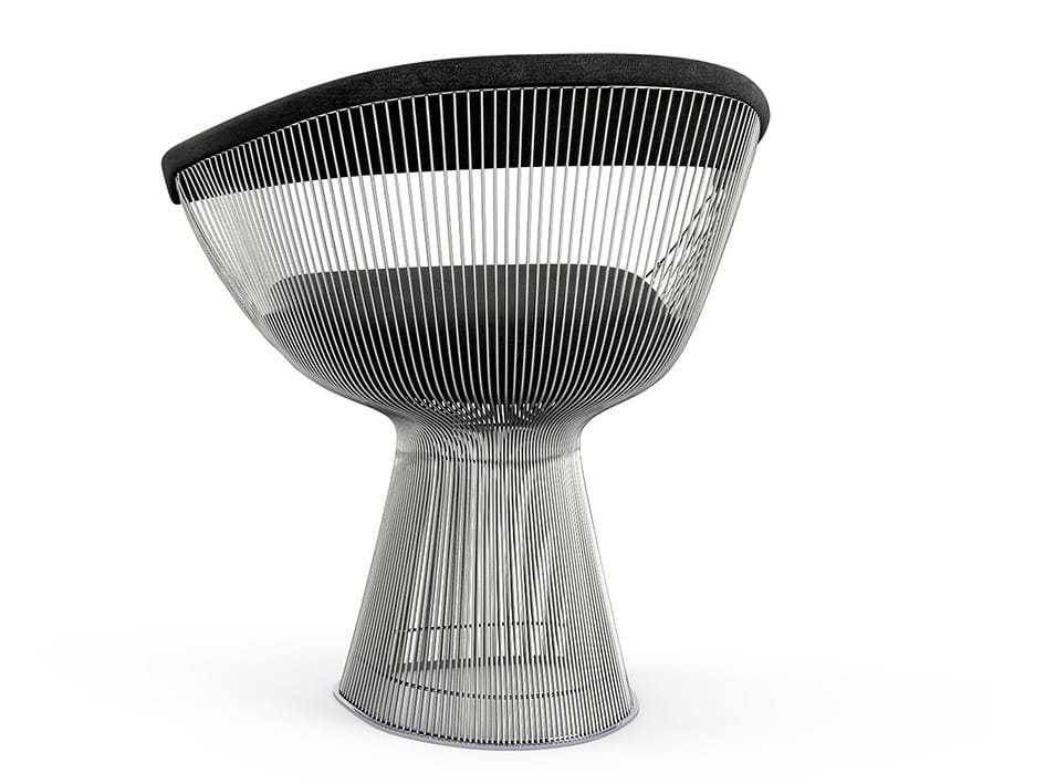 Стальной стул с подлокотниками Knoll Platner ARCH-00027381 - Вид №1
