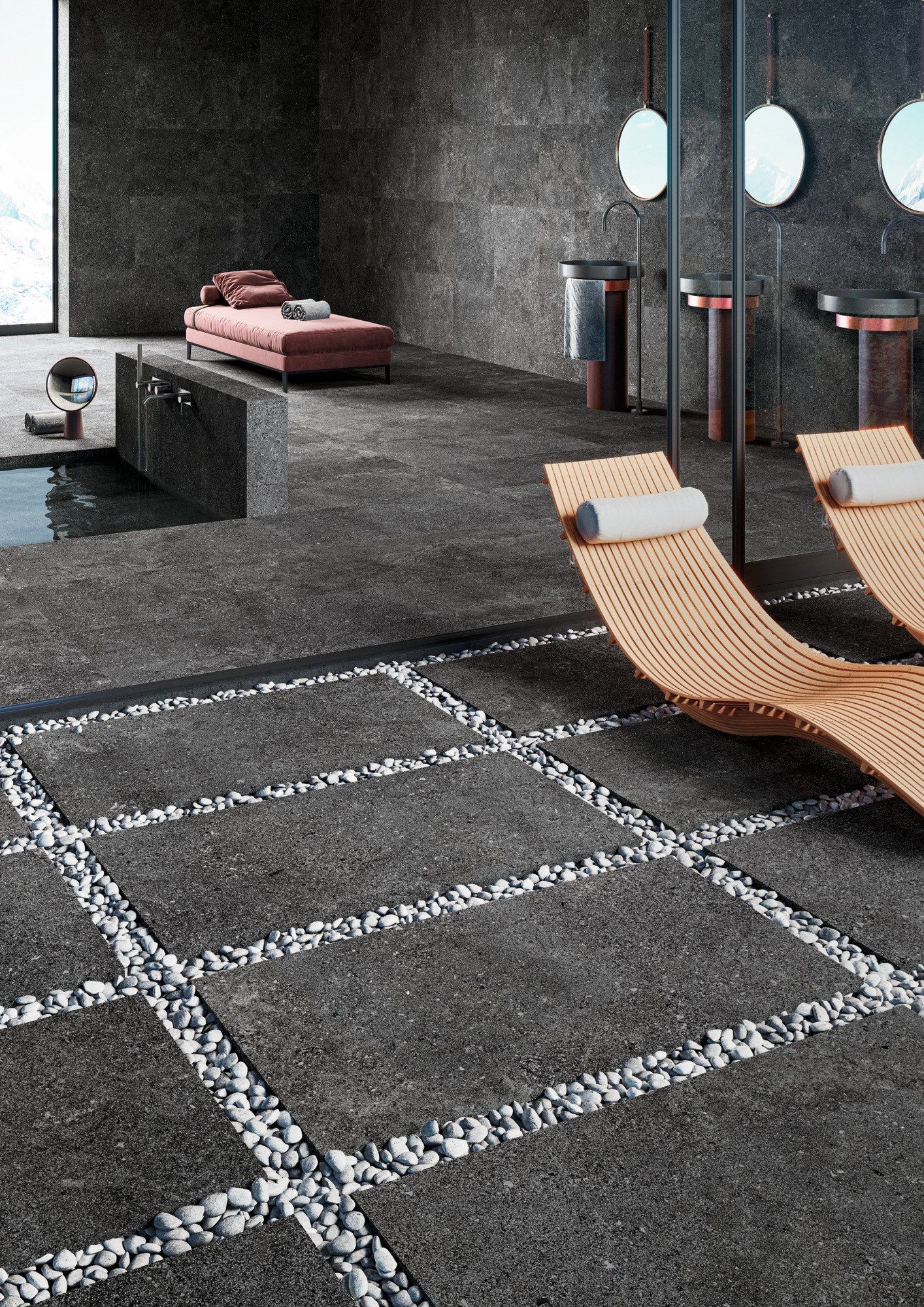 Пол / облицовка керамогранита для интерьера с эффектом камня ARIOSTEA ASTRA FULL BODY ARCH-00127792 - Вид №3