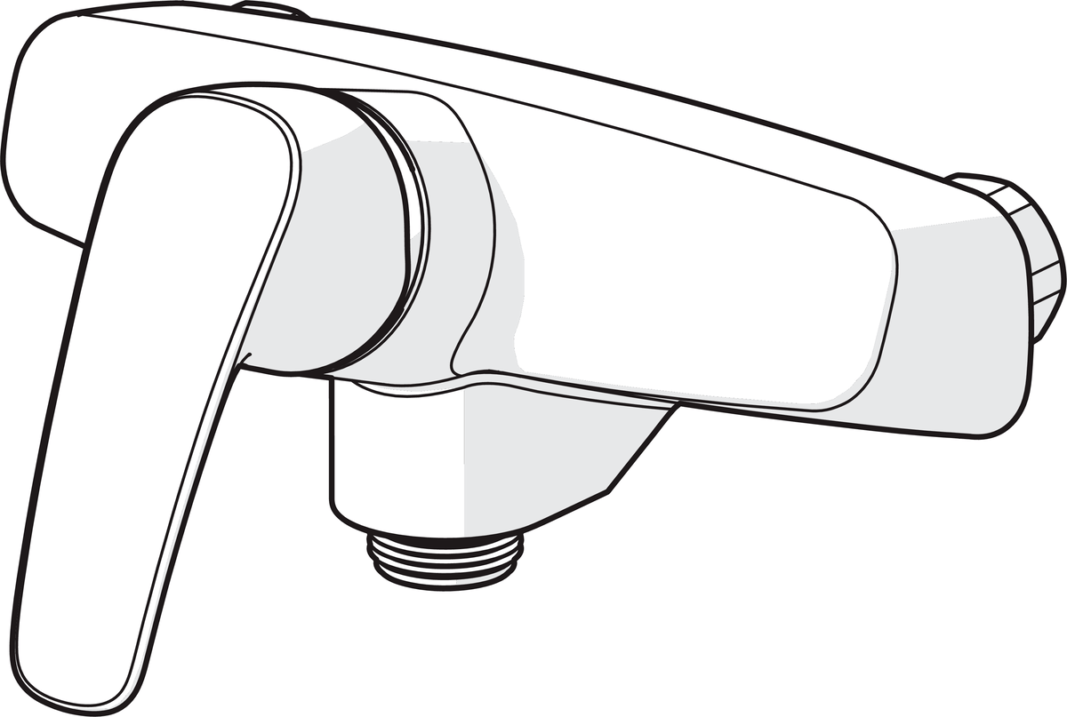 Oras 1070 Смеситель для душа 1070 Safira Хром  - Вид №2