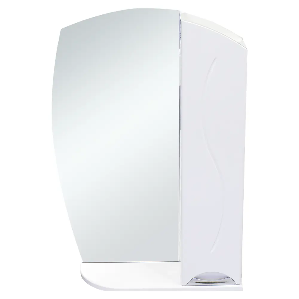 Шкаф зеркальный «Глория» 75 см цвет белый Santreyd STLM-2164131