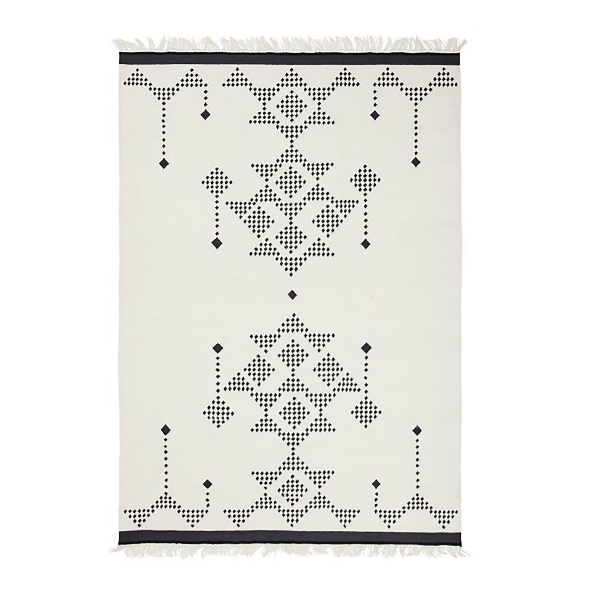 2000983243591 Ковер white 140/200 LINIE DESIGN Lua 