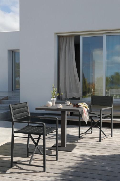 Стул лава текстиль черный Manutti Cross MNST119 - Вид №4