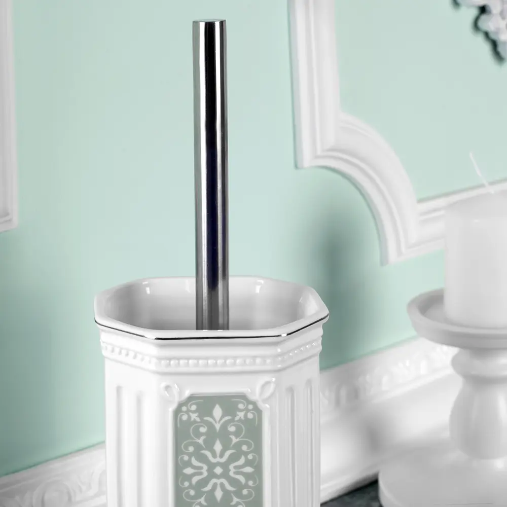 Ёршик для унитаза Hermitage цвет белый WESS STLM-2052293 - Вид №3