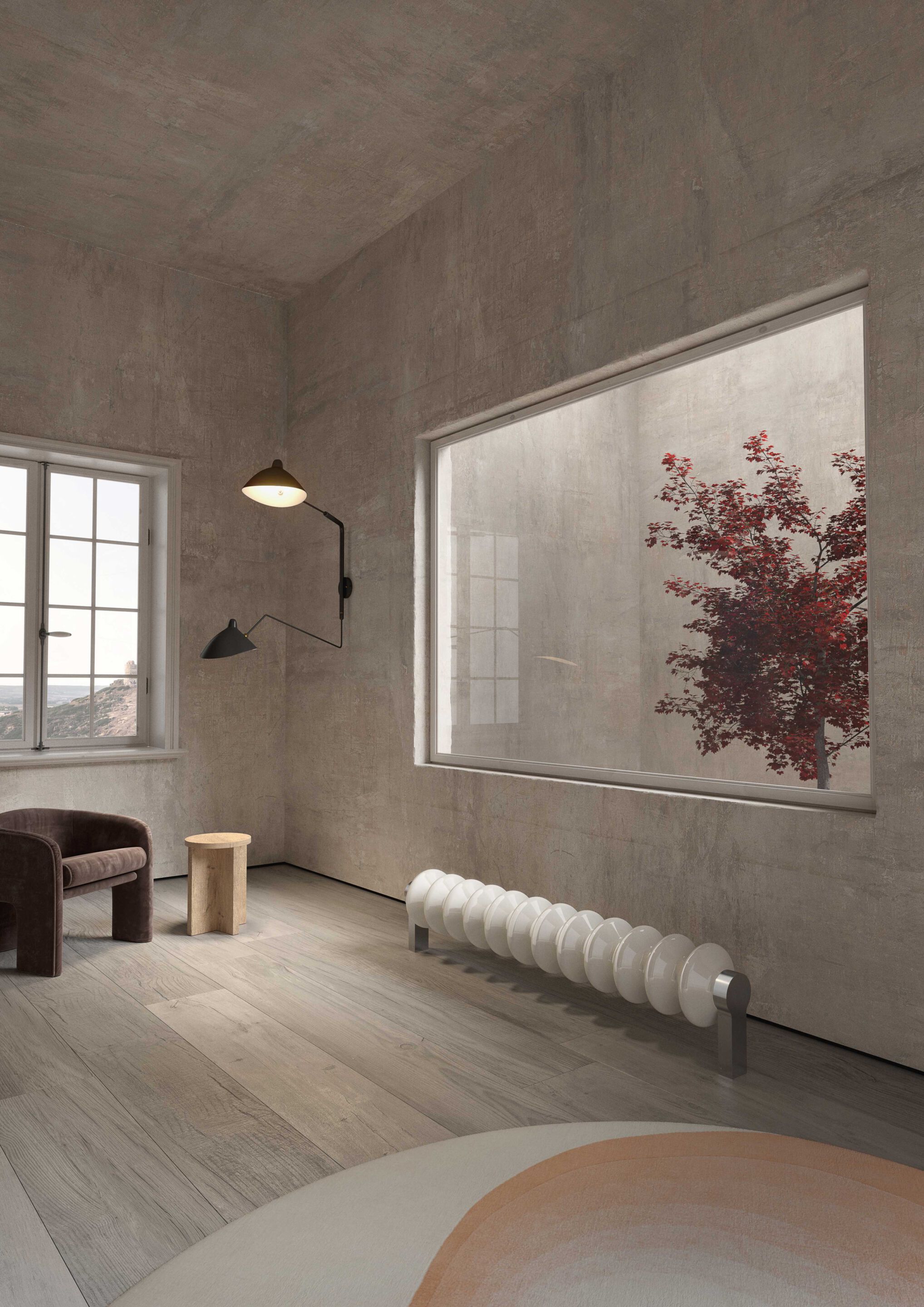 Порошковое покрытие стальной горизонтальный полотенцесушитель Tubes Elements ARCH-00087033 - Вид №8