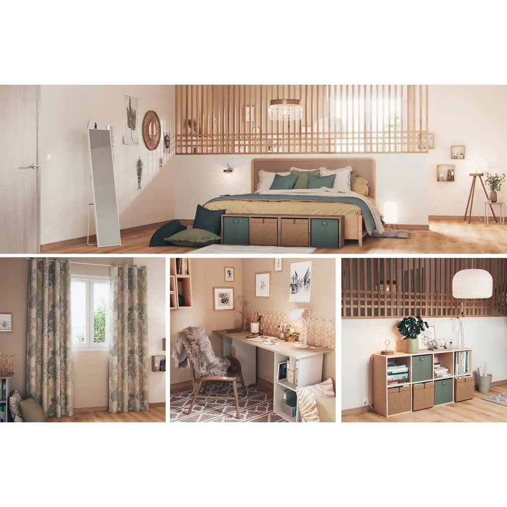 Стеллаж KONSENSA Руан 2 секции 36x70x31.7 см ЛДСП цвет дуб комано STLM-2143634 - Вид №14