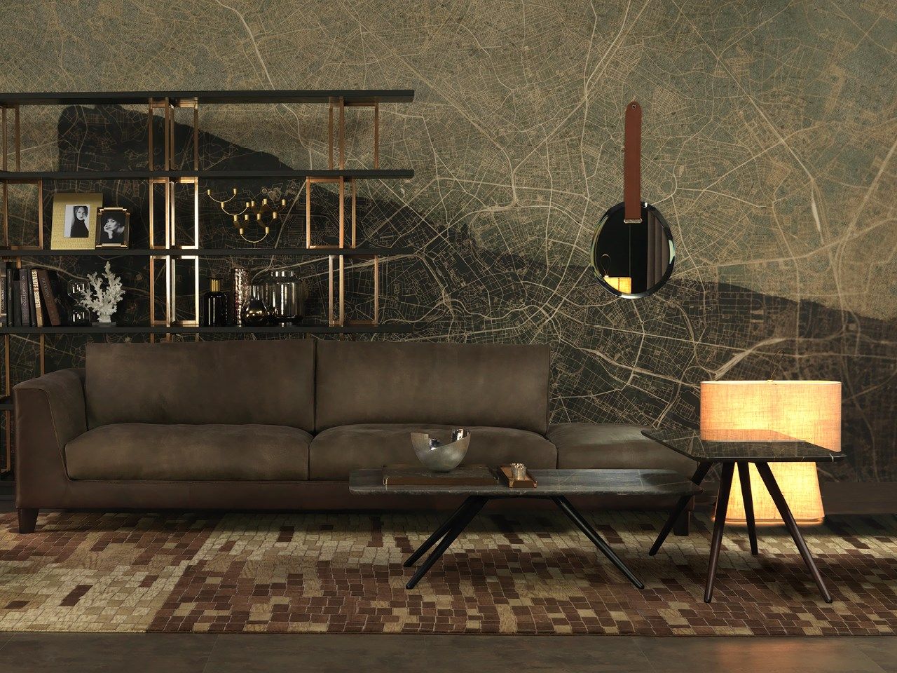 Прямоугольный мраморный журнальный столик Borzalino LIGHT ARCH-00004716 - Вид №4