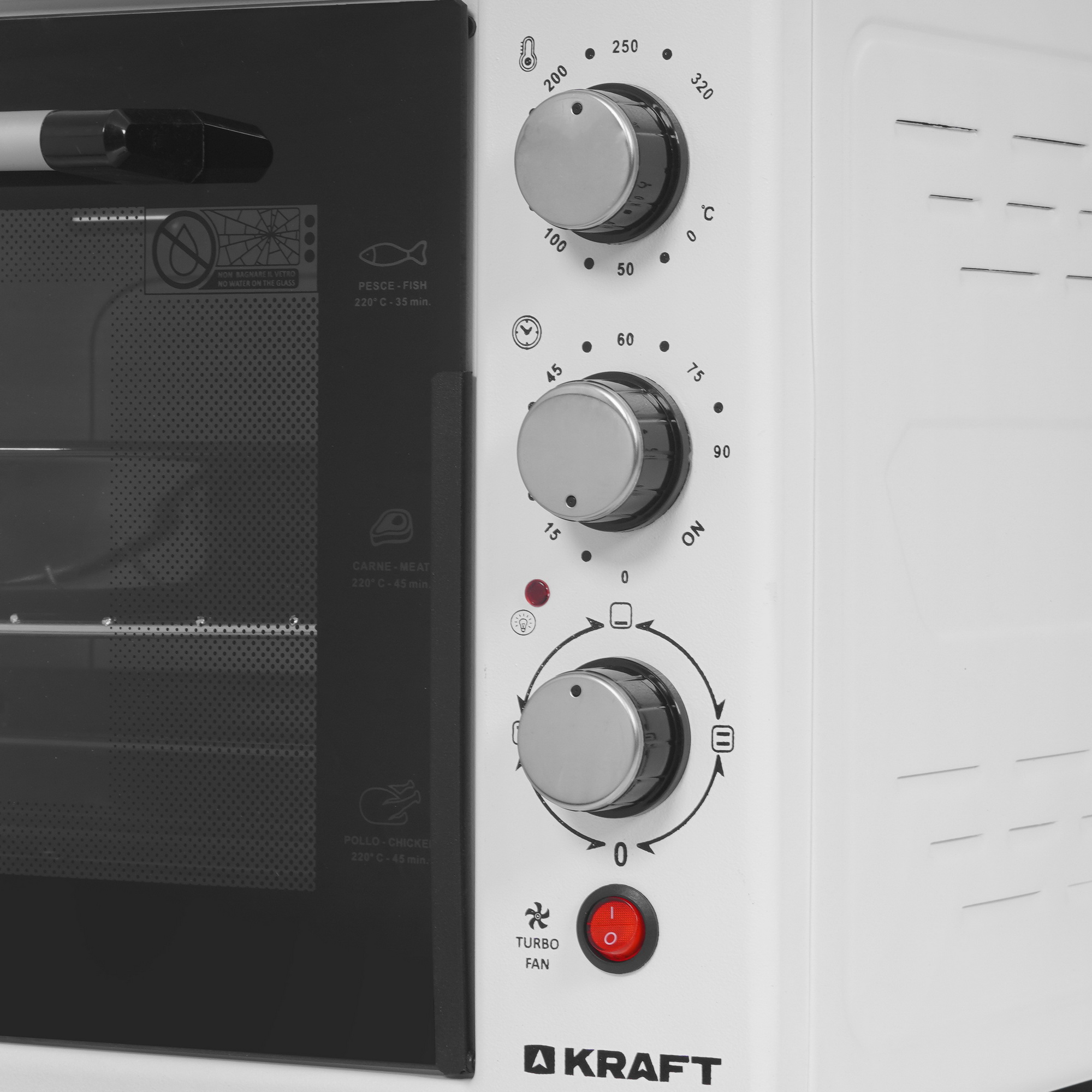 8189991 Мини-печь Kraft KF-MO 4506 W белый STDN-0145335 - Вид №3