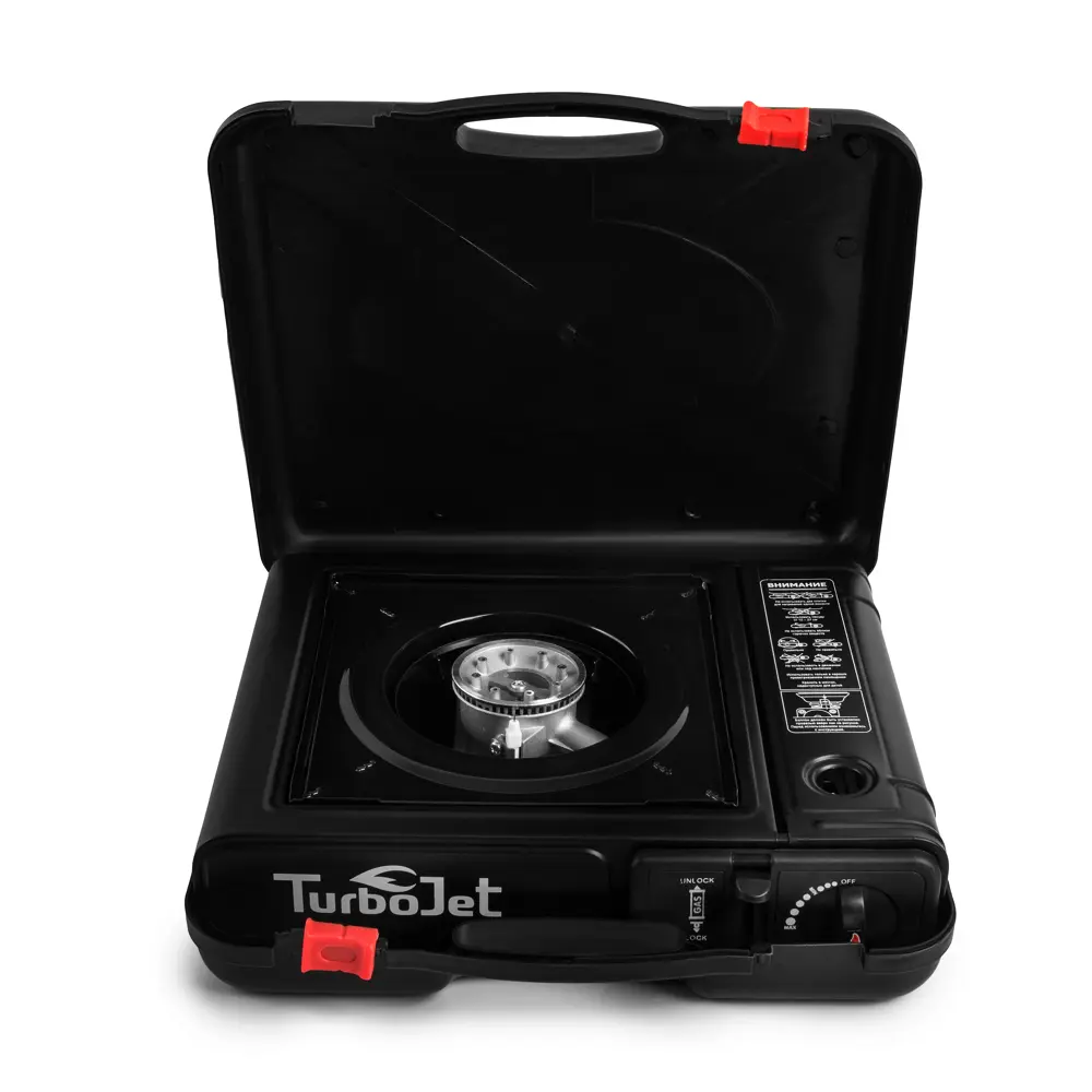 Плитка газовая Turbojet TJ355GT-B 36x9 см Santreyd STLM-2123780 - Вид №7