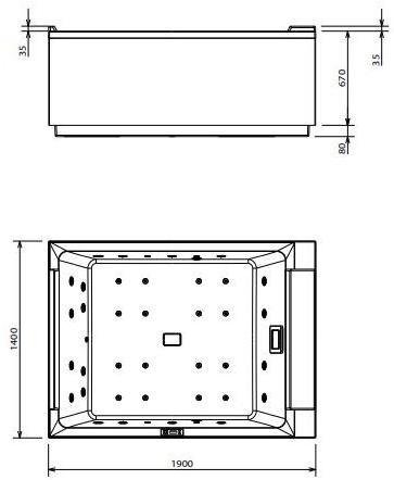 NOVELLINI 2-х местная прямоугольная джакузи для улицы Divina sun-id-1371334 - Вид №3