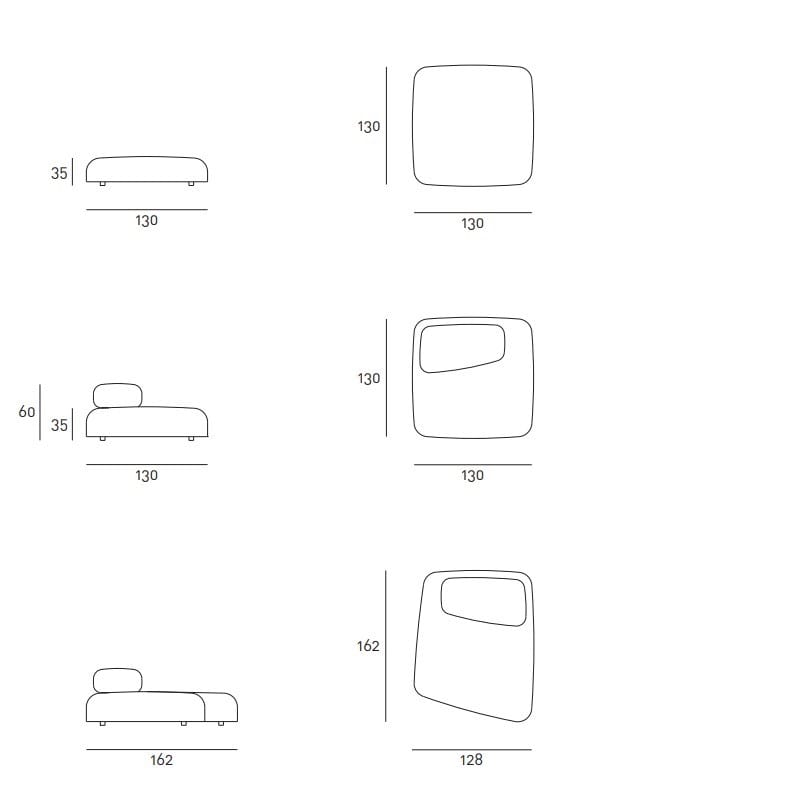 Изогнутый диван Living Divani BUBBLE ROCK ARCH-00139031 - Вид №8