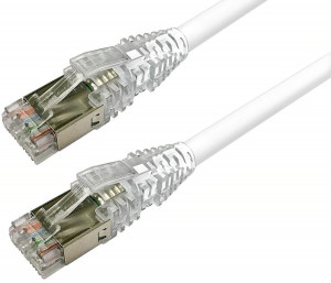 959385-1 Patch cord cat.6 s/ftp, lszh, white, 1 m CommScope