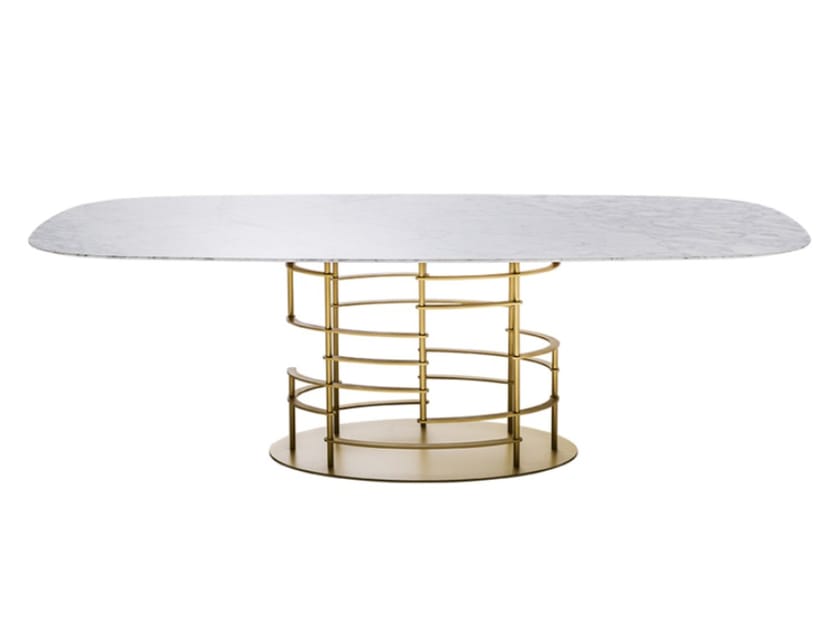 Мраморный прямоугольный обеденный стол HC28 maison REMBRANT ARCH-00151507