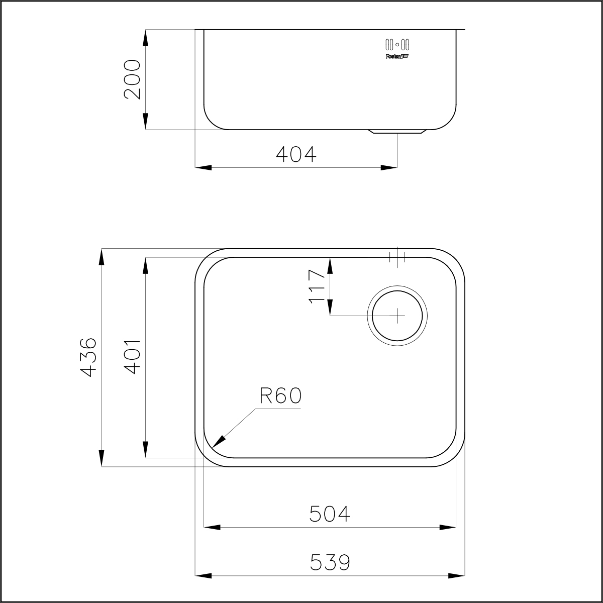 111686x Мойка S3000 1116 86x Fosterspa  - Вид №1