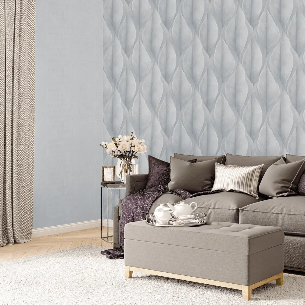 Обои флизелиновые Palitra Planet Olivia серые 1.06 м PP72195-41 STLM-2000653 - Вид №3