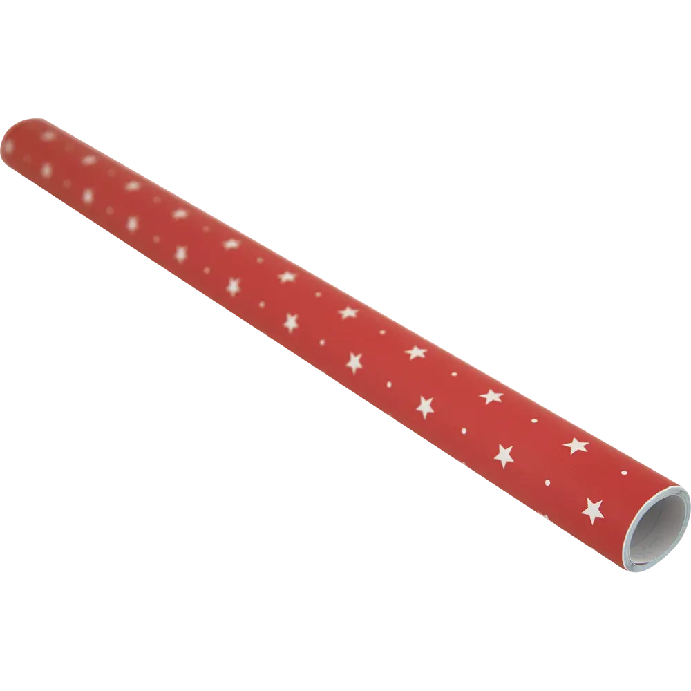 Плёнка самоклеящаяся Красные звёздочки 0.45x2 м Santreyd STLM-2170301 - Вид №1