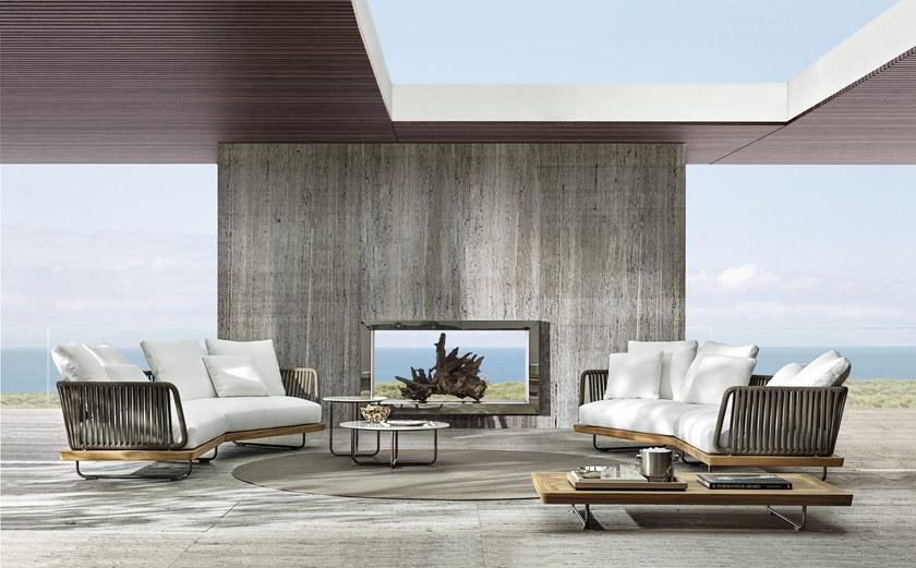 Minotti Модульный садовый диван на санках Sunray sun-id-1397866 - Вид №4