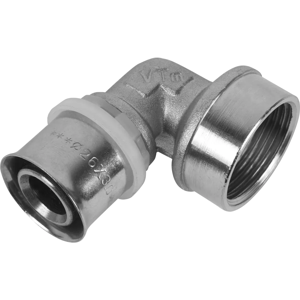 Угол комбинированный 90° Valtec 1"x26 мм ВР никелированная латунь VTM.252.N.002606 STLM-2070007