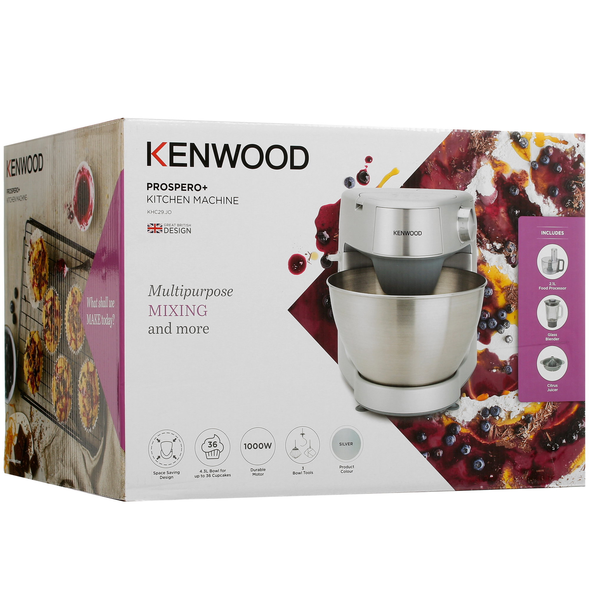 9993338 Кухонная машина Kenwood KHC29.J0SI серебристый STDN-0089229 - Вид №11